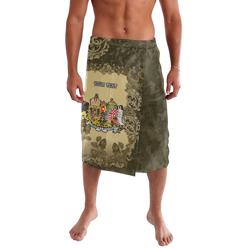Personalized Austria-Hungary Lavalava Angel Holding A Flag Vintage Style - Wonder Print Shop