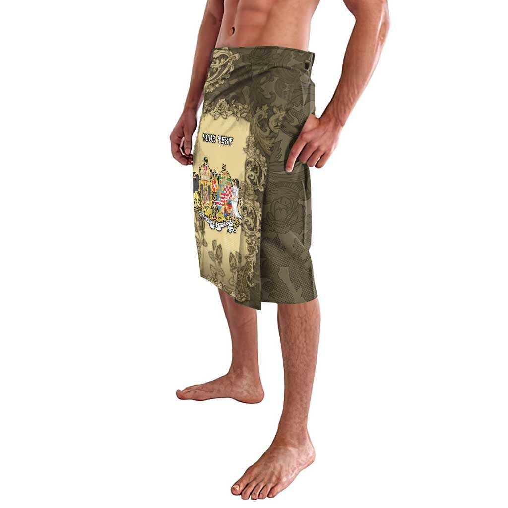 Personalized Austria-Hungary Lavalava Angel Holding A Flag Vintage Style - Wonder Print Shop