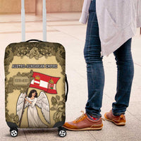 Austria-Hungary Luggage Cover Angel Holding A Flag Vintage Style - Wonder Print Shop