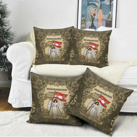 Austria-Hungary Pillow Cover Angel Holding A Flag Vintage Style - Wonder Print Shop