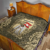 Austria-Hungary Quilt Angel Holding A Flag Vintage Style - Wonder Print Shop