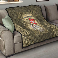 Austria-Hungary Quilt Angel Holding A Flag Vintage Style - Wonder Print Shop