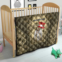 Austria-Hungary Quilt Angel Holding A Flag Vintage Style - Wonder Print Shop