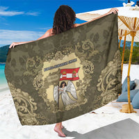 Austria-Hungary Sarong Angel Holding A Flag Vintage Style - Wonder Print Shop