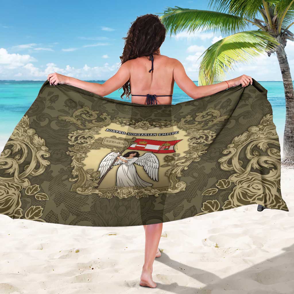 Austria-Hungary Sarong Angel Holding A Flag Vintage Style - Wonder Print Shop