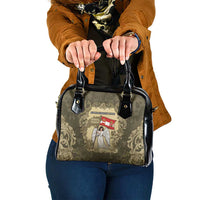 Austria-Hungary Shoulder Handbag Angel Holding A Flag Vintage Style - Wonder Print Shop