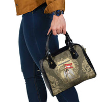 Austria-Hungary Shoulder Handbag Angel Holding A Flag Vintage Style - Wonder Print Shop