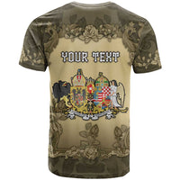 Personalized Austria-Hungary T Shirt Angel Holding A Flag Vintage Style - Wonder Print Shop