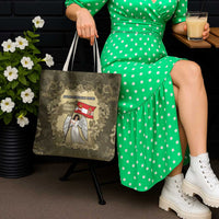 Austria-Hungary Tote Bag Angel Holding A Flag Vintage Style - Wonder Print Shop