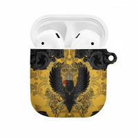 German Empire AirPods Case Imperial Black Eagle With Baroque Patterns - Wonder Print Shop