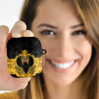 German Empire AirPods Case Imperial Black Eagle With Baroque Patterns - Wonder Print Shop