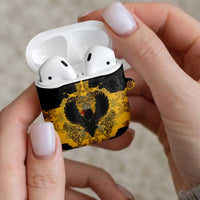 German Empire AirPods Case Imperial Black Eagle With Baroque Patterns - Wonder Print Shop