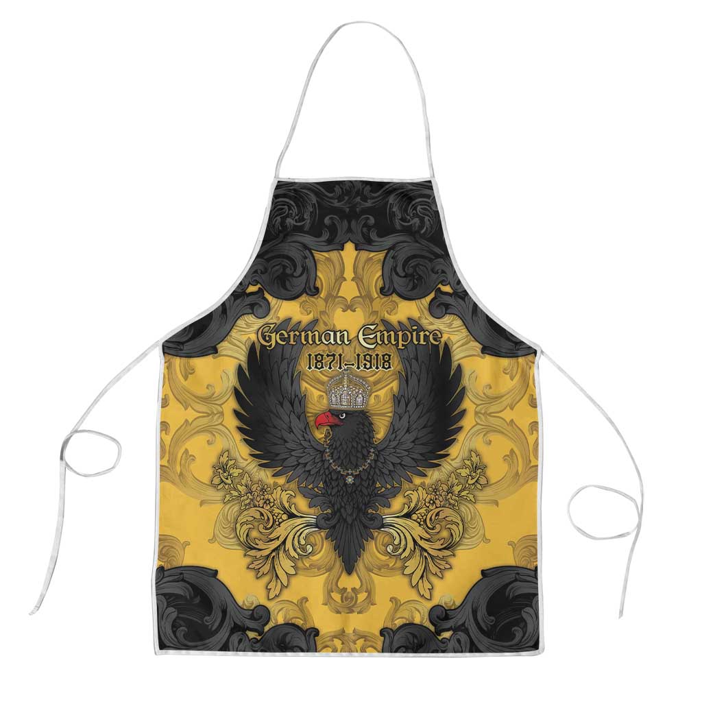 German Empire Apron Imperial Black Eagle With Baroque Patterns - Wonder Print Shop