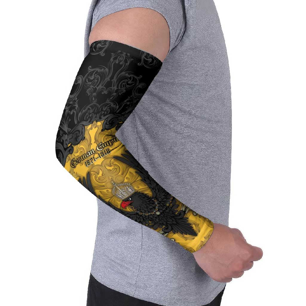 Personalized German Empire Arm Sleeves Imperial Black Eagle With Baroque Patterns - Wonder Print Shop