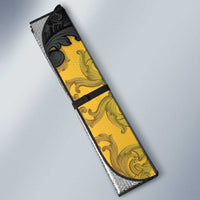 German Empire Auto Sun Shade Imperial Black Eagle With Baroque Patterns - Wonder Print Shop