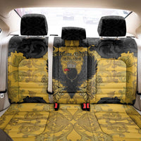 German Empire Back Car Seat Cover Imperial Black Eagle With Baroque Patterns - Wonder Print Shop