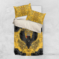 German Empire Bedding Set Imperial Black Eagle With Baroque Patterns - Wonder Print Shop