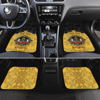 Personalized German Empire Car Mats Imperial Black Eagle With Baroque Patterns - Wonder Print Shop