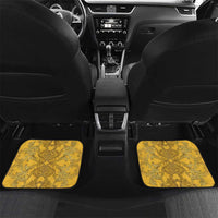 Personalized German Empire Car Mats Imperial Black Eagle With Baroque Patterns - Wonder Print Shop