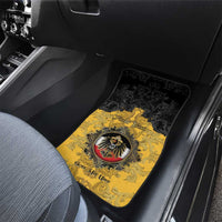 Personalized German Empire Car Mats Imperial Black Eagle With Baroque Patterns - Wonder Print Shop