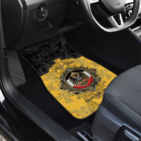 Personalized German Empire Car Mats Imperial Black Eagle With Baroque Patterns - Wonder Print Shop