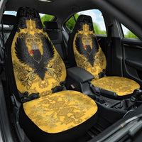 German Empire Car Seat Cover Imperial Black Eagle With Baroque Patterns - Wonder Print Shop