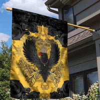 German Empire Garden Flag Imperial Black Eagle With Baroque Patterns - Wonder Print Shop