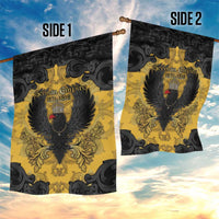 German Empire Garden Flag Imperial Black Eagle With Baroque Patterns - Wonder Print Shop