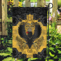 German Empire Garden Flag Imperial Black Eagle With Baroque Patterns - Wonder Print Shop