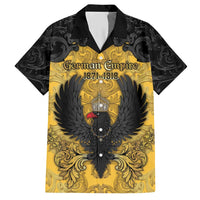 Personalized German Empire Hawaiian Shirt Imperial Black Eagle With Baroque Patterns - Wonder Print Shop