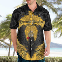 Personalized German Empire Hawaiian Shirt Imperial Black Eagle With Baroque Patterns - Wonder Print Shop