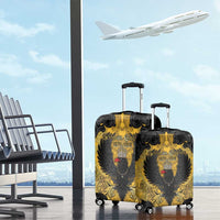 German Empire Luggage Cover Imperial Black Eagle With Baroque Patterns - Wonder Print Shop