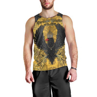 Personalized German Empire Men Tank Top Imperial Black Eagle With Baroque Patterns - Wonder Print Shop