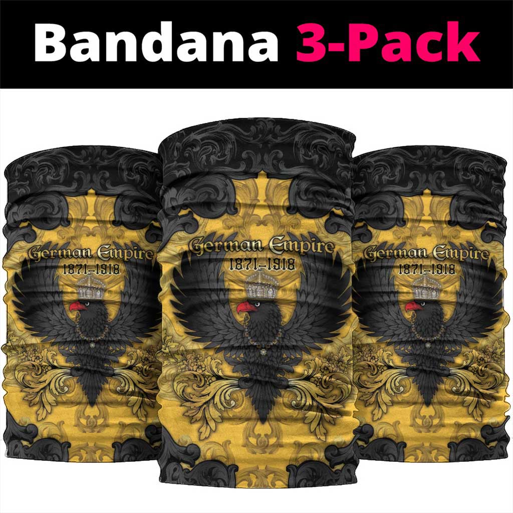 German Empire Neck Gaiter Imperial Black Eagle With Baroque Patterns - Wonder Print Shop