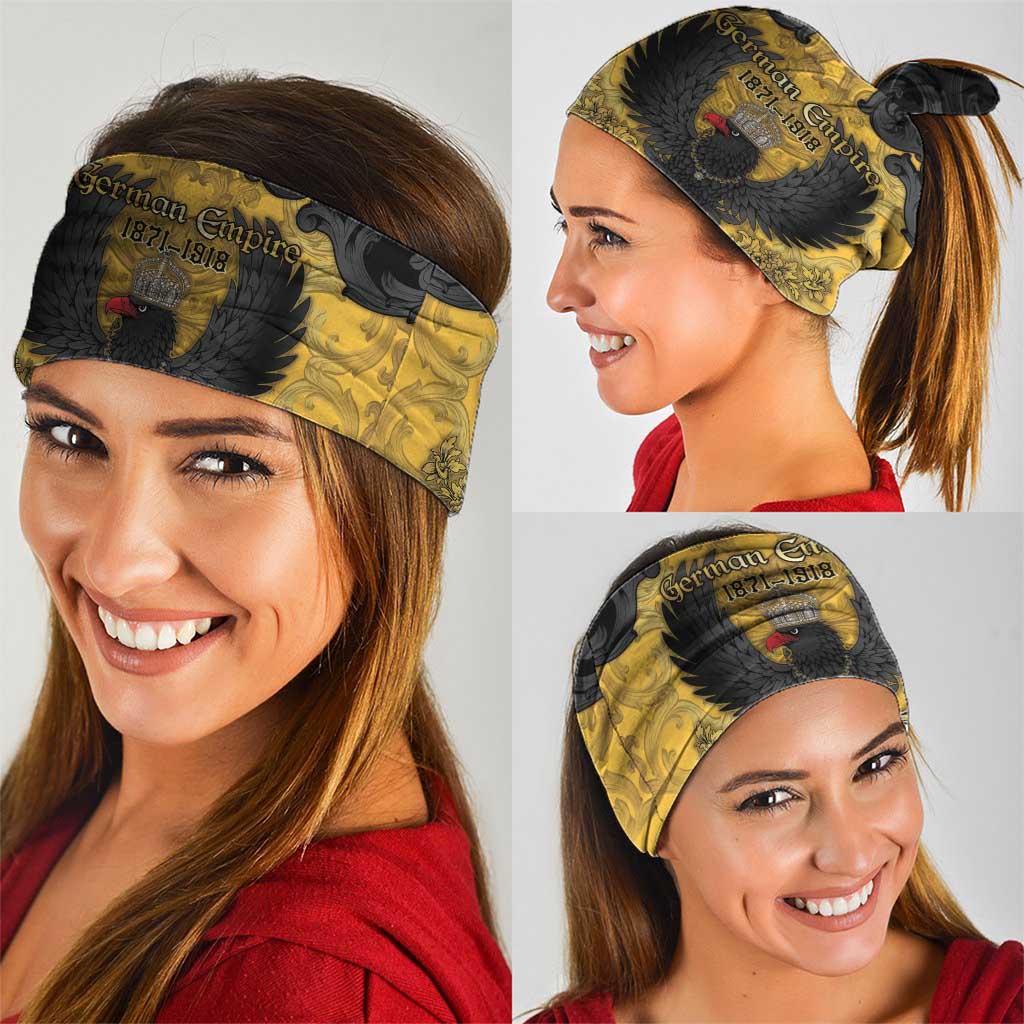 German Empire Neck Gaiter Imperial Black Eagle With Baroque Patterns - Wonder Print Shop