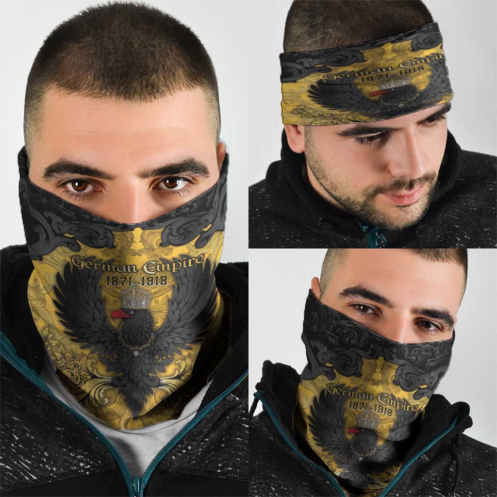 German Empire Neck Gaiter Imperial Black Eagle With Baroque Patterns - Wonder Print Shop