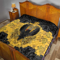 German Empire Quilt Imperial Black Eagle With Baroque Patterns - Wonder Print Shop