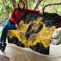 German Empire Quilt Imperial Black Eagle With Baroque Patterns - Wonder Print Shop