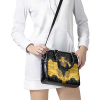 German Empire Shoulder Handbag Imperial Black Eagle With Baroque Patterns - Wonder Print Shop