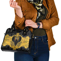 German Empire Shoulder Handbag Imperial Black Eagle With Baroque Patterns - Wonder Print Shop