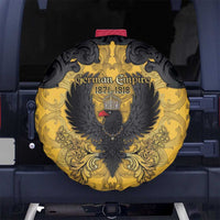 German Empire Spare Tire Cover Imperial Black Eagle With Baroque Patterns - Wonder Print Shop