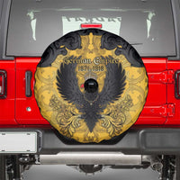 German Empire Spare Tire Cover Imperial Black Eagle With Baroque Patterns - Wonder Print Shop