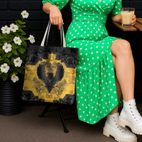 German Empire Tote Bag Imperial Black Eagle With Baroque Patterns - Wonder Print Shop