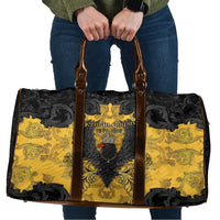 German Empire Travel Bag Imperial Black Eagle With Baroque Patterns - Wonder Print Shop