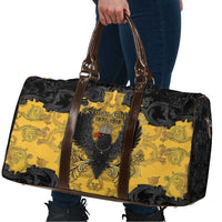 German Empire Travel Bag Imperial Black Eagle With Baroque Patterns - Wonder Print Shop