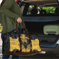 German Empire Travel Bag Imperial Black Eagle With Baroque Patterns - Wonder Print Shop