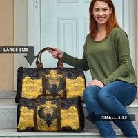 German Empire Travel Bag Imperial Black Eagle With Baroque Patterns - Wonder Print Shop
