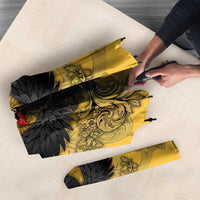 German Empire Umbrella Imperial Black Eagle With Baroque Patterns - Wonder Print Shop