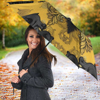 German Empire Umbrella Imperial Black Eagle With Baroque Patterns - Wonder Print Shop
