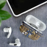 Ankh Egypt AirPods Case Egyptian Lotus Flowers